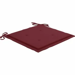 MAISON EXCLUSIVE - Chaises pliables d'extérieur lot de 2 et coussins bois d'acacia