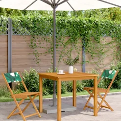 MAISON EXCLUSIVE - Chaises de bistrot lot de 2 motif de feuilles acacia et tissu