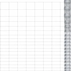 MAISON EXCLUSIVE - Clôture de jardin acier galvanisé 50x1,25 m argenté