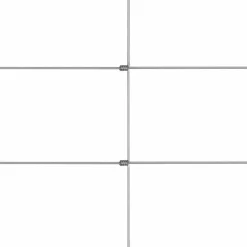 MAISON EXCLUSIVE - Clôture de jardin acier galvanisé 50x1,2 m argenté