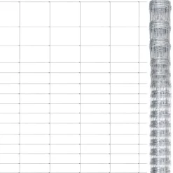 MAISON EXCLUSIVE - Clôture de jardin acier galvanisé argenté 50x1,6 m