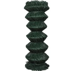 MAISON EXCLUSIVE - Clôture à mailles losangées acier 1x25 m vert