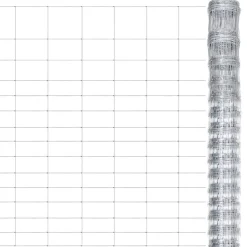 MAISON EXCLUSIVE - Clôture de jardin acier galvanisé 50x1,6 m argenté