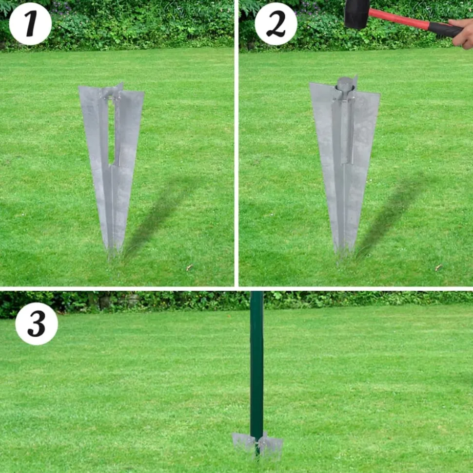 MAISON EXCLUSIVE - Clôture euro acier 25 x 1,7 m vert