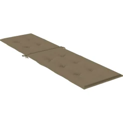MAISON EXCLUSIVE - Coussin de chaise longue taupe mélangé (75+105) x 50 x 4 cm tissu