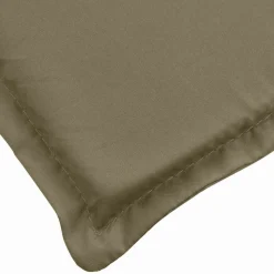 MAISON EXCLUSIVE - Coussin de chaise longue taupe mélangé (75+105) x 50 x 4 cm tissu