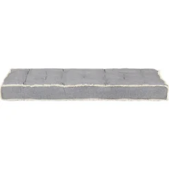 MAISON EXCLUSIVE - Coussin de canapé palette anthracite 120x80x10 cm