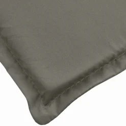 MAISON EXCLUSIVE - Coussin de chaise longue gris foncé mélangé (75+105) x 50 x 4 cm