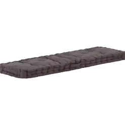 MAISON EXCLUSIVE - Coussin de plancher de palette coton 120x40x7 cm anthracite