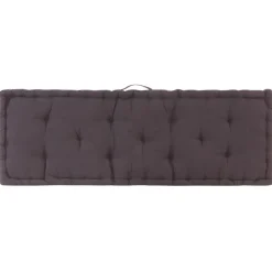 MAISON EXCLUSIVE - Coussin de plancher de palette coton 120x40x7 cm anthracite