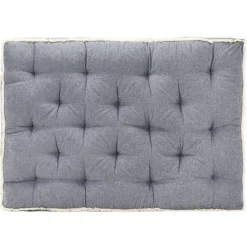 MAISON EXCLUSIVE - Coussin de canapé palette bleu 120x80x10 cm