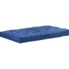MAISON EXCLUSIVE - Coussin de plancher de palette coton 120x80x10 cm bleu clair