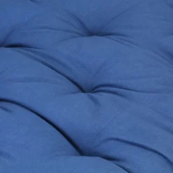 MAISON EXCLUSIVE - Coussin de plancher de palette coton 120x80x10 cm bleu clair