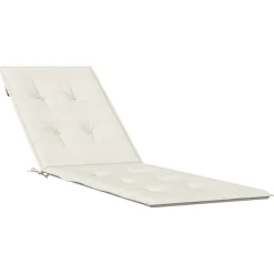 MAISON EXCLUSIVE - Coussin de chaise longue crème mélangé (75+105) x 50 x 4 cm