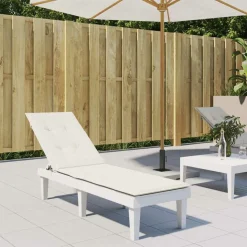 MAISON EXCLUSIVE - Coussin de chaise longue crème mélangé (75+105) x 50 x 4 cm