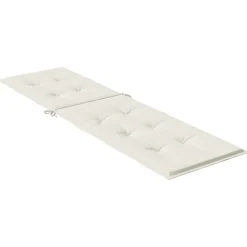 MAISON EXCLUSIVE - Coussin de chaise longue crème mélangé (75+105) x 50 x 4 cm