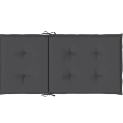 MAISON EXCLUSIVE - Coussins de chaise à dossier bas lot de 2 anthracite mélangé