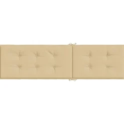 MAISON EXCLUSIVE - Coussin de chaise longue beige mélangé (75+105) x 50 x 4 cm tissu