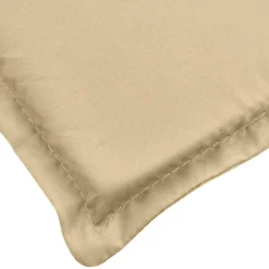 MAISON EXCLUSIVE - Coussin de chaise longue beige mélangé (75+105) x 50 x 4 cm tissu