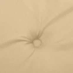 MAISON EXCLUSIVE - Coussin de chaise longue beige mélangé (75+105) x 50 x 4 cm tissu