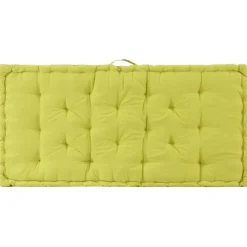 MAISON EXCLUSIVE - Coussin de plancher de palette coton 120x80x10 cm vert