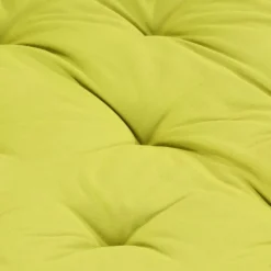 MAISON EXCLUSIVE - Coussin de plancher de palette coton 120x80x10 cm vert