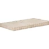 MAISON EXCLUSIVE - Coussin de plancher de palette coton 120x80x10 cm beige