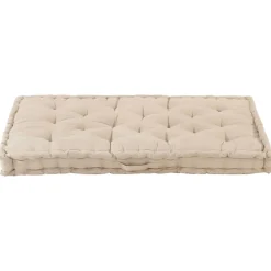 MAISON EXCLUSIVE - Coussin de plancher de palette coton 120x80x10 cm beige