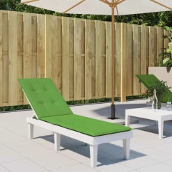 MAISON EXCLUSIVE - Coussin de chaise longue vert mélangé (75+105) x 50 x 4 cm tissu