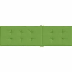 MAISON EXCLUSIVE - Coussin de chaise longue vert mélangé (75+105) x 50 x 4 cm tissu