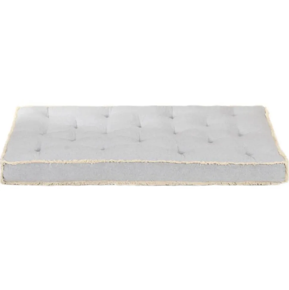 MAISON EXCLUSIVE - Coussin de canapé palette gris 120x80x10 cm