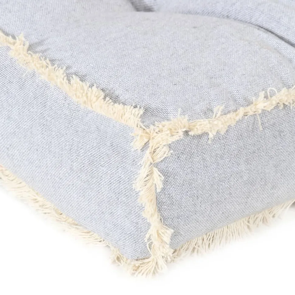 MAISON EXCLUSIVE - Coussin de canapé palette gris 120x80x10 cm
