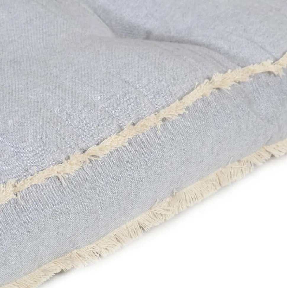 MAISON EXCLUSIVE - Coussin de canapé palette gris 120x80x10 cm