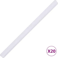 MAISON EXCLUSIVE - Écran d'intimité de jardin pvc 35x0,19 m blanc