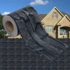 MAISON EXCLUSIVE - Écran d'intimité de jardin pvc 35x0,19m gris d'aspect de pierre