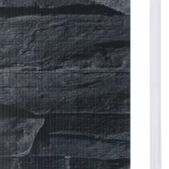 MAISON EXCLUSIVE - Écran d'intimité de jardin pvc 35x0,19m gris d'aspect de pierre