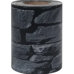MAISON EXCLUSIVE - Écran d'intimité de jardin pvc 35x0,19m gris d'aspect de pierre