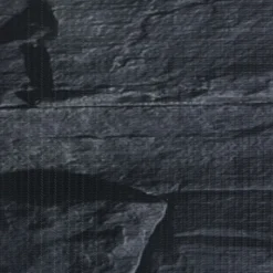 MAISON EXCLUSIVE - Écran d'intimité de jardin pvc 35x0,19m gris d'aspect de pierre