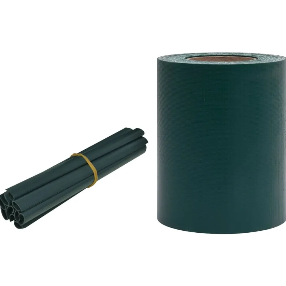 MAISON EXCLUSIVE - Écran d'intimité de jardin pvc 35x0,19 m vert mat