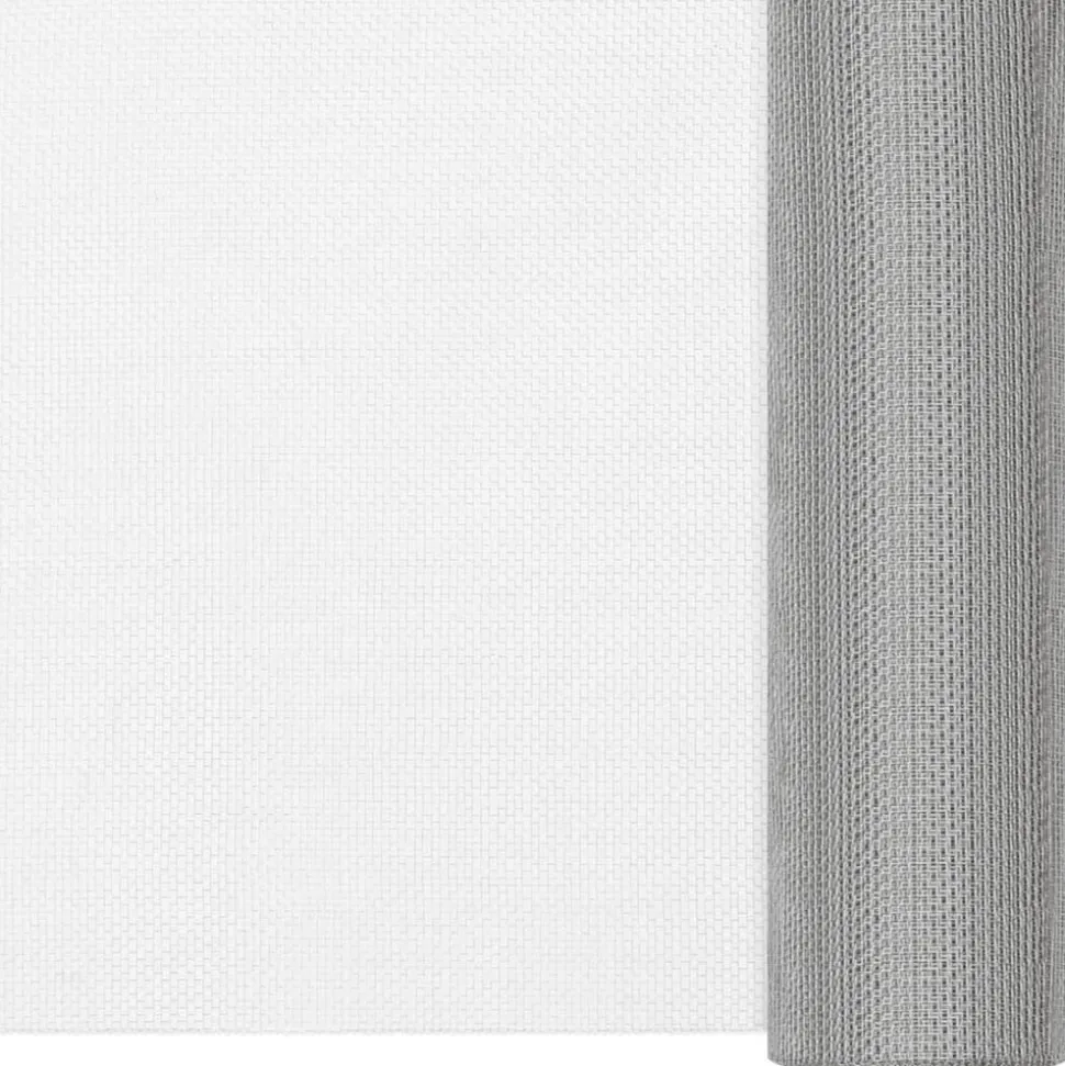 MAISON EXCLUSIVE - Écran en treillis acier inoxydable 112x2000 cm argenté