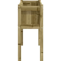 MAISON EXCLUSIVE - Jardinières 2 pcs avec pieds bois de pin imprégné