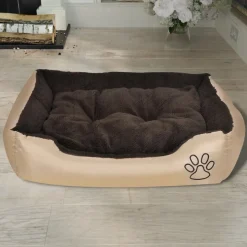 MAISON EXCLUSIVE - Lit chaud pour chiens avec coussin rembourré taille xl