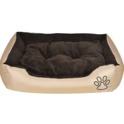 MAISON EXCLUSIVE - Lit chaud pour chiens avec coussin rembourré taille xl