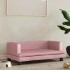 MAISON EXCLUSIVE - Lit pour chien rose 80x45x30 cm velours