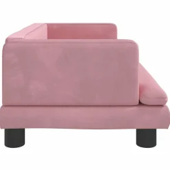 MAISON EXCLUSIVE - Lit pour chien rose 80x45x30 cm velours