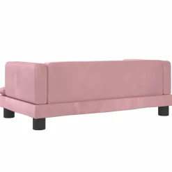 MAISON EXCLUSIVE - Lit pour chien rose 80x45x30 cm velours
