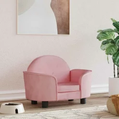 MAISON EXCLUSIVE - Lit pour chien rose 66x40x45 cm velours