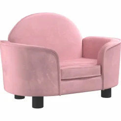 MAISON EXCLUSIVE - Lit pour chien rose 66x40x45 cm velours