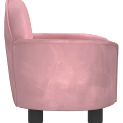 MAISON EXCLUSIVE - Lit pour chien rose 66x40x45 cm velours