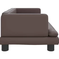 MAISON EXCLUSIVE - Lit pour chien marron 80x45x30 cm similicuir